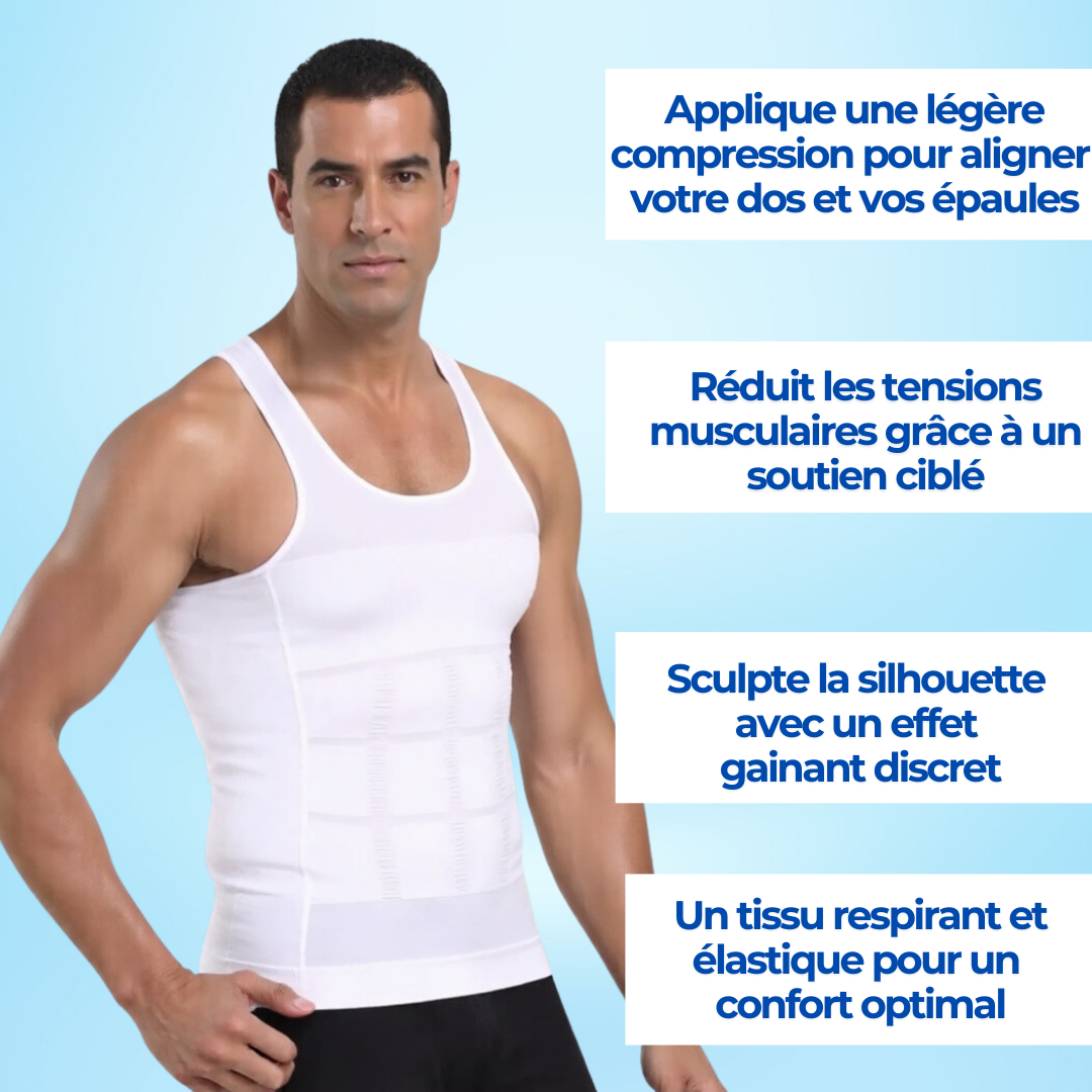 Gilet de Compression amincissant pour hommes - FitCurve™